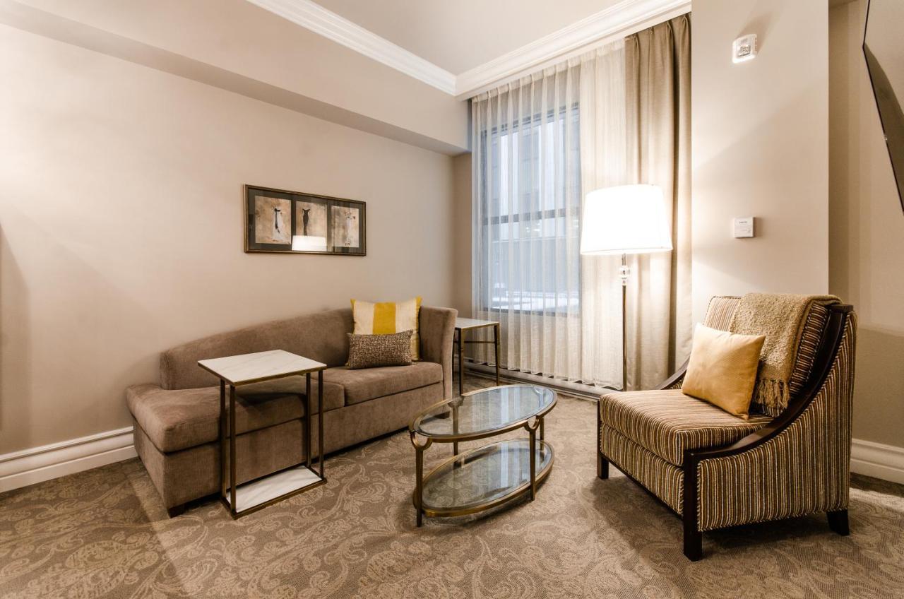 Hotel Birks Montreal Luaran gambar A living room at the Residence Inn